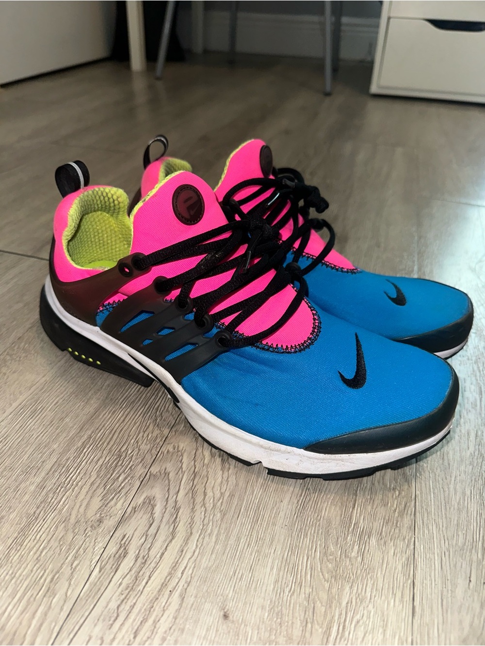 Nike Presto Photo Blue Pink Blast Athletic Sneakers Shoes Sz 11